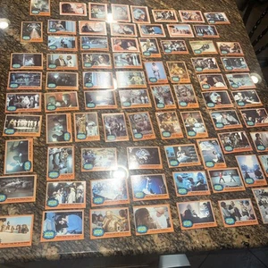 1977 STAR WARS Orange Card Set & Stickers 20th Century Fox - Picture 1 of 17