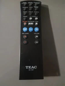 Genuine TEAC RC-1258 RC-1157 Multi Music Player Turntable CD Recorder Remote - Picture 1 of 2