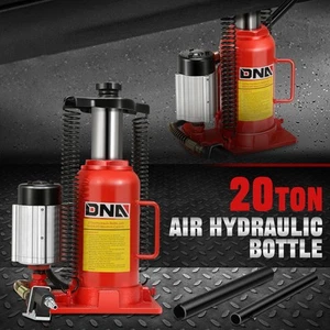 20 Ton Heavy Duty Air Hydraulic Bottle Jack w/ Manual Handle Lifting Car Trucks - Picture 1 of 5