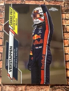 2020 Topps Chrome Formula 1 Max Verstappen Driver Of The Day Mexico #171 - Picture 1 of 2