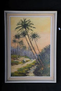 Pintura Al Óleo Oriental, Firmada O. Birkholz S-208 * - Imagen 1 de 1