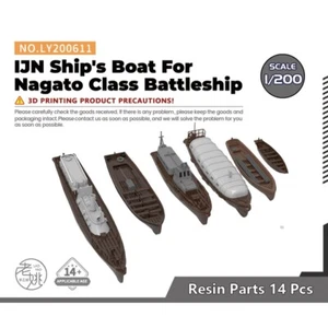 Yao's Studio 1/200 Model Parts IJN Ship's Boat For Nagato Class Battleship - Picture 1 of 2