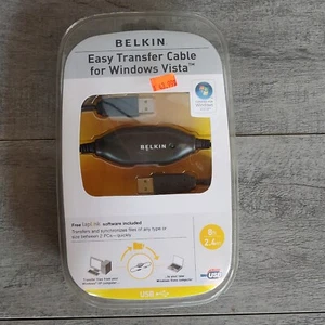 Belkin Easy Transfer Cable for Windows Vista New and Sealed Part#F5U258 - Picture 1 of 8