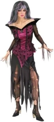 Disfraz de Zombi Gótico Belleza Rastrella Terrorosa Elegante Halloween Adulto Foto 1 de 2