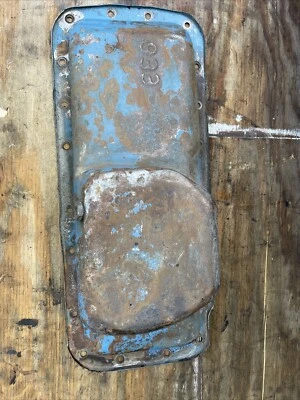 Original 383-440 bloque grande mopar cárter de aceite 933 carrocería C Chrysler Dodge Plymouth OEM Foto 1 de 4