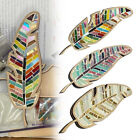 Diy Bright Feather Stained Glass Craft Mosaic Kit Ornaments For Adult Kids New