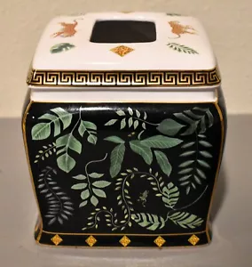 Lynn Chase Jaguar Jungle Tissue Box Cover - Picture 1 of 4