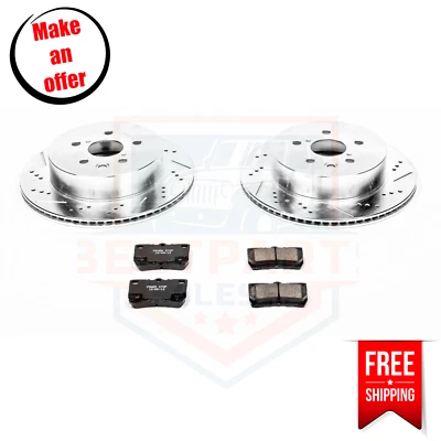Kit de 5 tacos y discos de freno traseros Powerstop K2977 para Lexus GS350 2007-2011 Foto 1 de 2