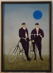 Jan Balet - Radsport, Velo Kumpel, Arcry auf LW 36,7x25,5 - Bild 1 von 3