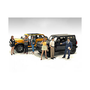 "The Dealership" 6 piece Figurine Set for 1/18 Scale Models by American Diorama