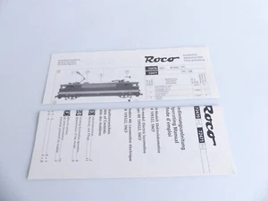 72470 / 72471 ROCO ANLEITUNG FÜR LOKOMOTIVE TYP BB JACQUEMIN - Bild 1 von 1