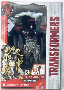 Transformers The Last Knight Autobots Unite Flip & Change Autobot HOT ROD - Picture 1 of 7