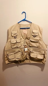 Master Sportsman Brown Pockets Vest Fishing/Hunting/Traveling 2XL - Picture 1 of 9