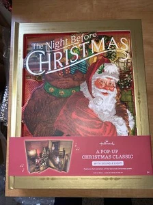 Hallmark 2021 The Night Before Christmas klassisches Pop Up Buch Jumbo Light Sound - Bild 1 von 11