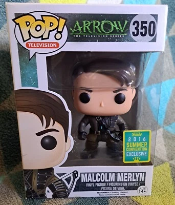 Malcolm Merlyn Pop 350 - DC Universe Arrow Funko Pop! 2016 abovedado + protector Foto 1 de 4