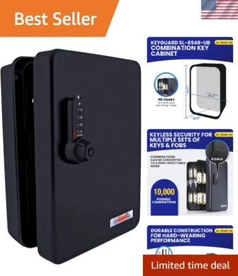 Combination Key Cabinet, Key Holder Wall Mount, Keyless Key Storage Cabinet, ... - Image 1 of 4