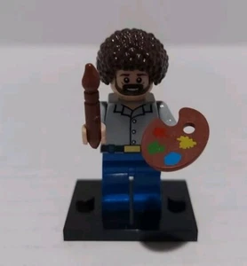 Bob Ross Painter Custom Minifigures - Picture 1 of 3
