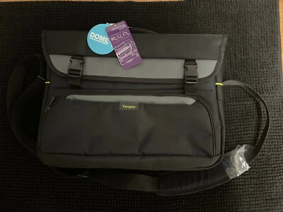 Targus TCG270 City Gear Messenger Bag for 17" Notebooks/Laptops - Black/Gray - Image 1 of 3