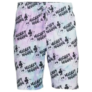 Disney Mickey Mouse Men's Sleep Shorts Pajama Pockets Soft Size Medium 32-34 NEW - Picture 1 of 4