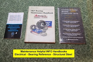 (3) Maintenance Electrical - Bearings - Structural Steel Info Handbooks (BK002) - Imagen 1 de 20