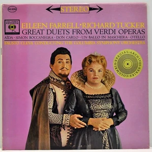 "Great Duets from Verdi Operas Eileen Farrell Richard Tucker" Columbia MS 6296 - Imagen 1 de 5
