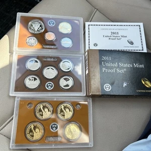 2011-S United States Mint Proof Set with COA & Box 14 Coins - Picture 1 of 6