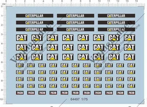 1/75 Scale CAT 793D mining excavating truck caterpillar Model Water Decal 64497 - Picture 1 of 1