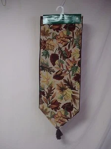 USA Made NWT Colors Of Fall 13" x 72" Tapestry Table Runner #37 - Picture 1 of 2