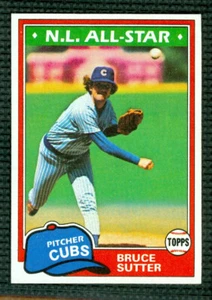 1982 TOPPS # 590 BRUCE SUTTER HOF MINT PERFECT CENTERED 90 CENTS SHIPPING * - Picture 1 of 2