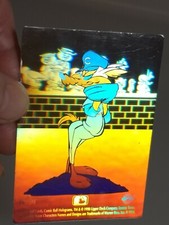 1990 Upper Deck Looney Tunes Comic Ball HOLOGRAM - Wile E Coyote Chicago Cubs
