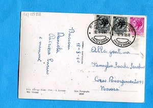 SIRACUSANA - 1960 £.1 COPPIA + £.13 su cart.illustr. ann.BOGNANCO   (258956) - Picture 1 of 1