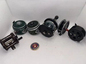 Vintage Bait Casting Fishing Reels lot reel Set Of 6. - Picture 1 of 7