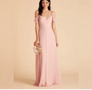 Birdy Grey DEVIN CONVERTIBLE DRESS CHIFFON DUSTY ROSE XL NEW NWT BRIDESMAID  - Picture 1 of 4