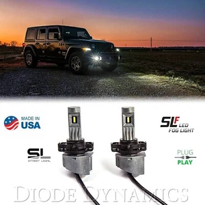 5202 SLF LED Fog Light Lamp Bulb 6000K 780LM Cool White Street Legal PAIR - Picture 1 of 10