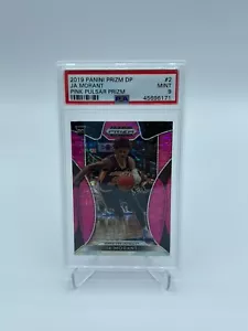 JA MORANT 2019 Panini Prizm DP Pink Pulsar #2 Memphis Grizzlies SP Rookie PSA 9 - Picture 1 of 3