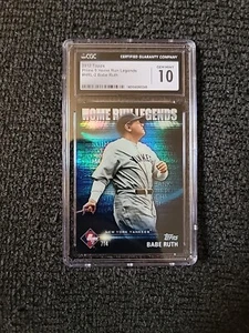 2012 Topps Baseball Babe Ruth Home Run Legends CGC 10 GS644 - Picture 1 of 2