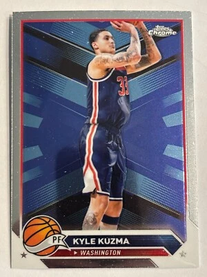 2024 Topps Chrome #139 Kyle Kuzma Washington Wizards - Image 1 of 2