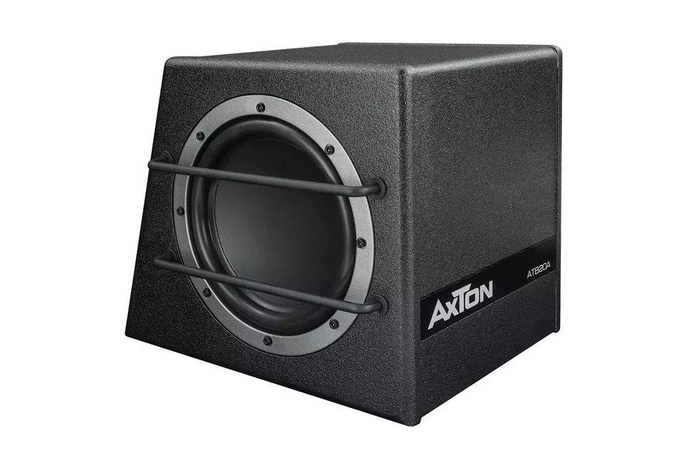 AXTON ATB20A sehr kleiner Aktiv Subwoofer mit Verstärker Aktivsubwoofer Bassbox