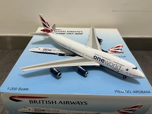 ARD Flight 200 British Airways BA B747-400 ""One World"" 1:200 DIECAST G-CIVP - Imagen 1 de 1