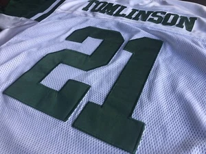 100% Authentic Reebok New York Jets Tomlinson #21 Jersey Stiched Jersey SZ 54 - Picture 1 of 7