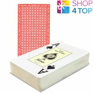 Fournier 2826 Puente 100% Plástico Juego Cartas Baraja Rojo Jumbo Índice No Caja - Imagen 1 de 4