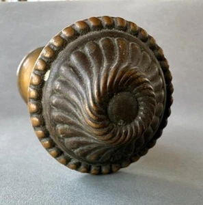 Ornate Antique Victorian Door Knob Handle Set - Picture 1 of 8