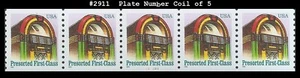 USA5 #2911 MNH PNC5 Pl #222222 Juke Box (BEP) - Picture 1 of 1