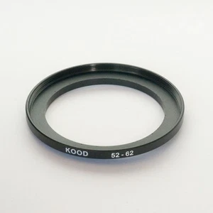 STEP UP ADAPTER 52MM-62MM STEPPING RING 52MM TO 62MM 52-62 FILTER ADAPTOR - Picture 1 of 1