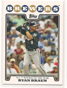 Ryan Braun 2008 08 TOPPS #101 - Picture 1 of 1