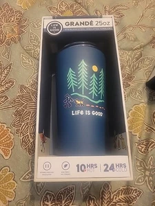 Neu mit Etikett Life is Good Walk Through the Woods Jake Rocket 25 Unzen Edelstahlbecher SELTEN - Bild 1 von 4