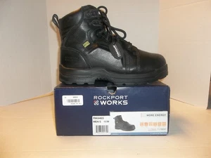 Rockport Works Uomo 10.5M 6" Più Energy Comp Toe Protezione Metatarsale Interna Lavoro - Foto 1 di 7