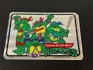 Vintage 90s Teenage Mutant Ninja Turtles Vending Machine Prism Sticker NOS RARE - Bild 1 von 1