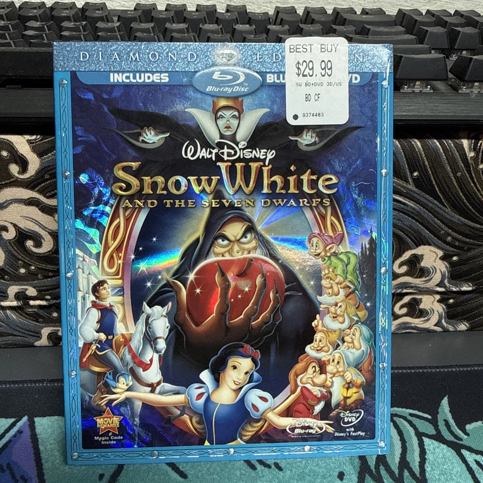 BRAND NEW Walt Disney Snow White DVD Bluray Diamond Edition with Slip - Image 1 of 1