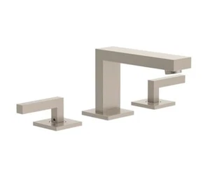 Symmons Duro Widespread Two-Handle Bathroom Faucet /Drain Assembly Satin Nickel  - Picture 1 of 9